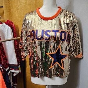 Astros sequins shirt